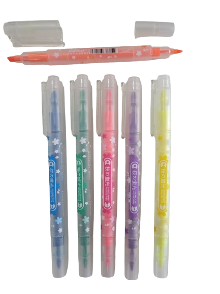 Marca Texto Dupla Ponta